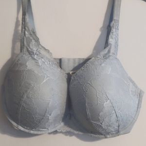 Torrid baby blue plunge push up 40 DDD (F)